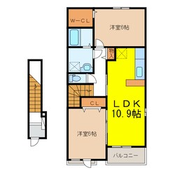 カーサ　サンモールの物件間取画像